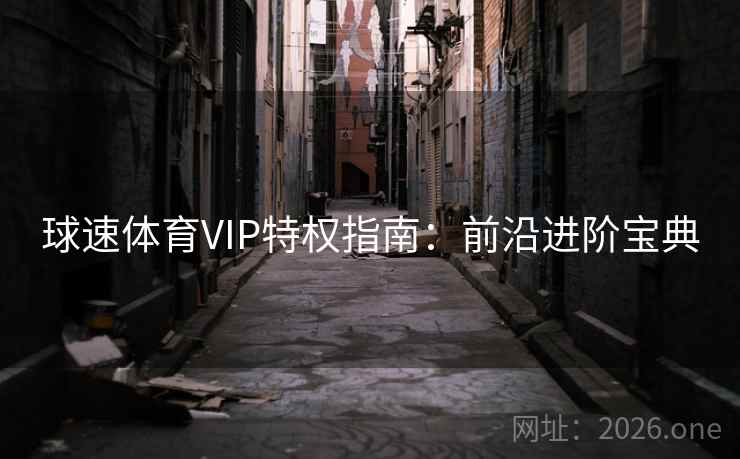 球速体育VIP特权指南:前沿进阶宝典 球速体育VIP特权指南:前沿进阶宝典