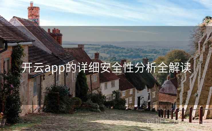 开云app的详细安全性分析全解读