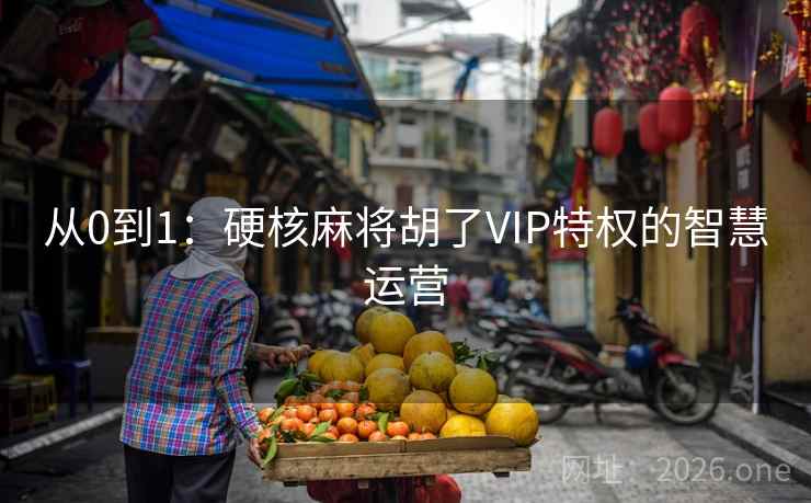 从0到1:硬核麻将胡了VIP特权的智慧运营 从0到1:硬核麻将胡了VIP特权的智慧运营