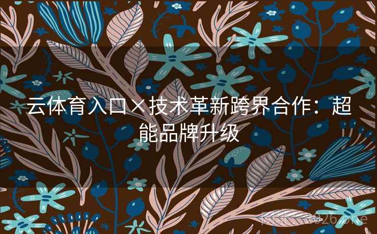 云体育入口×技术革新跨界合作：超能品牌升级